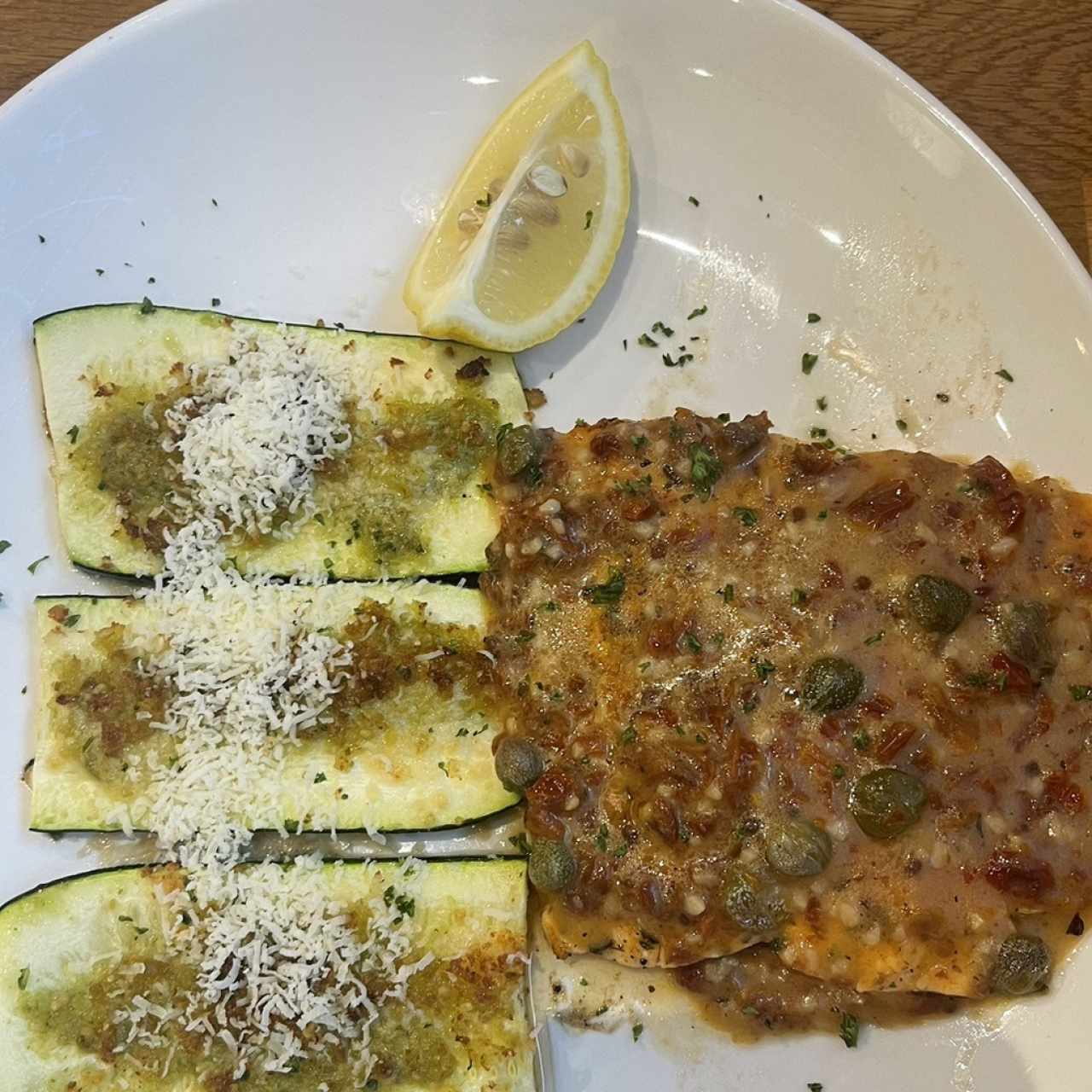 Zucchini con salmon 