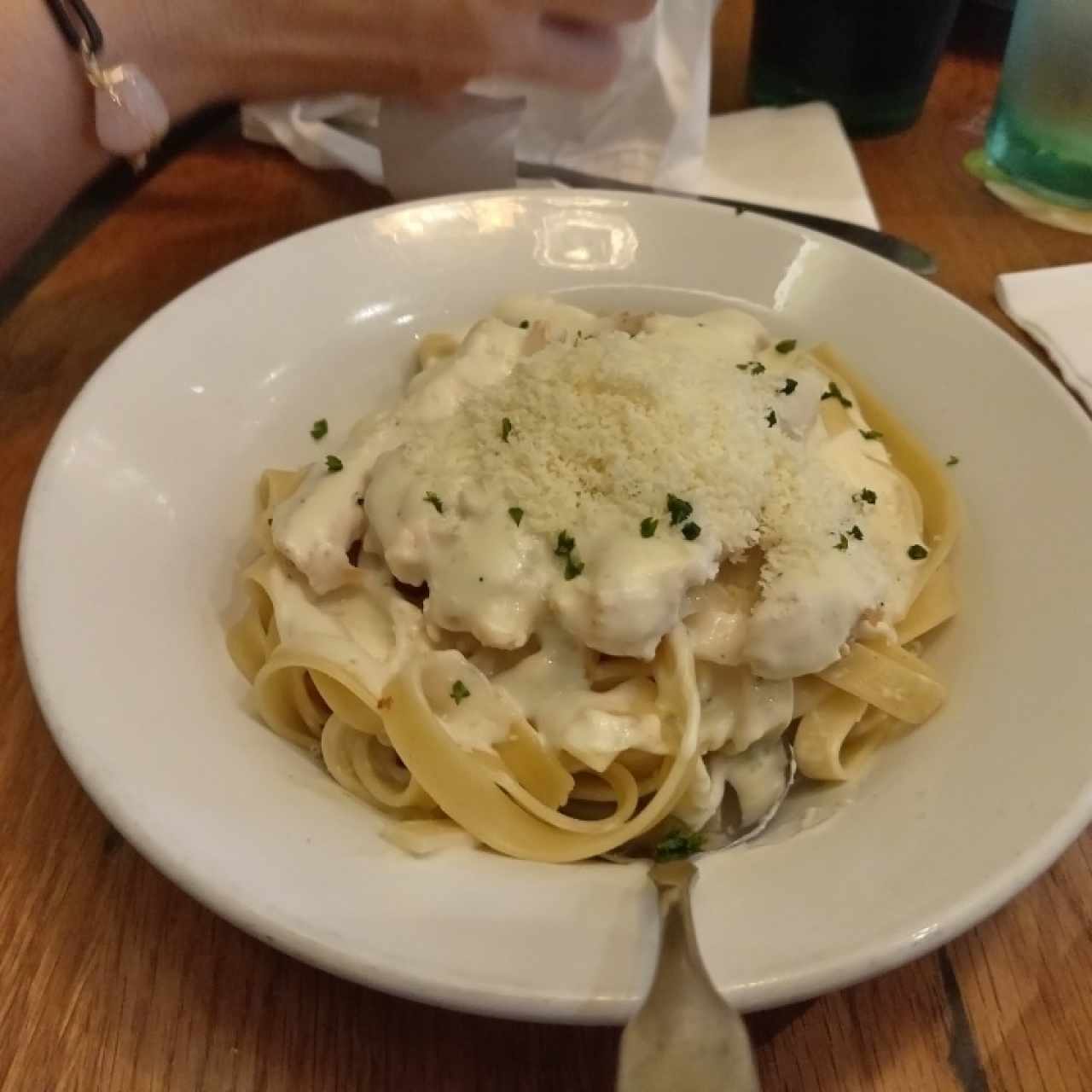 Pasta de pollo