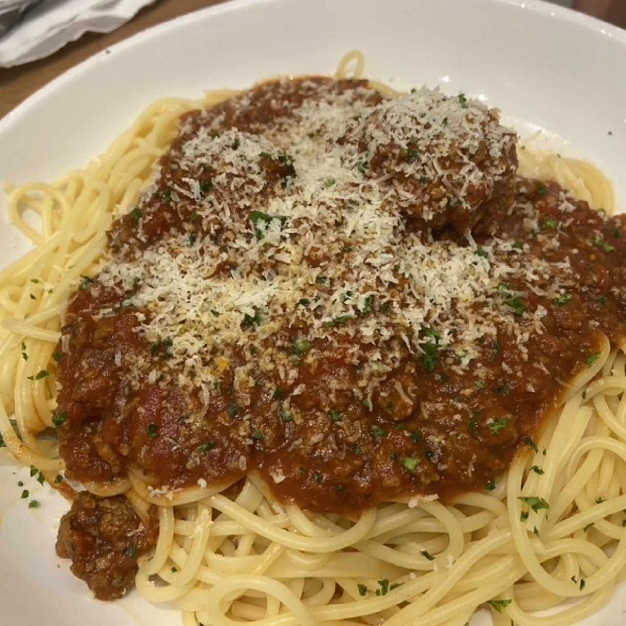 Classic Entreés - Spaguetti & Meatballs