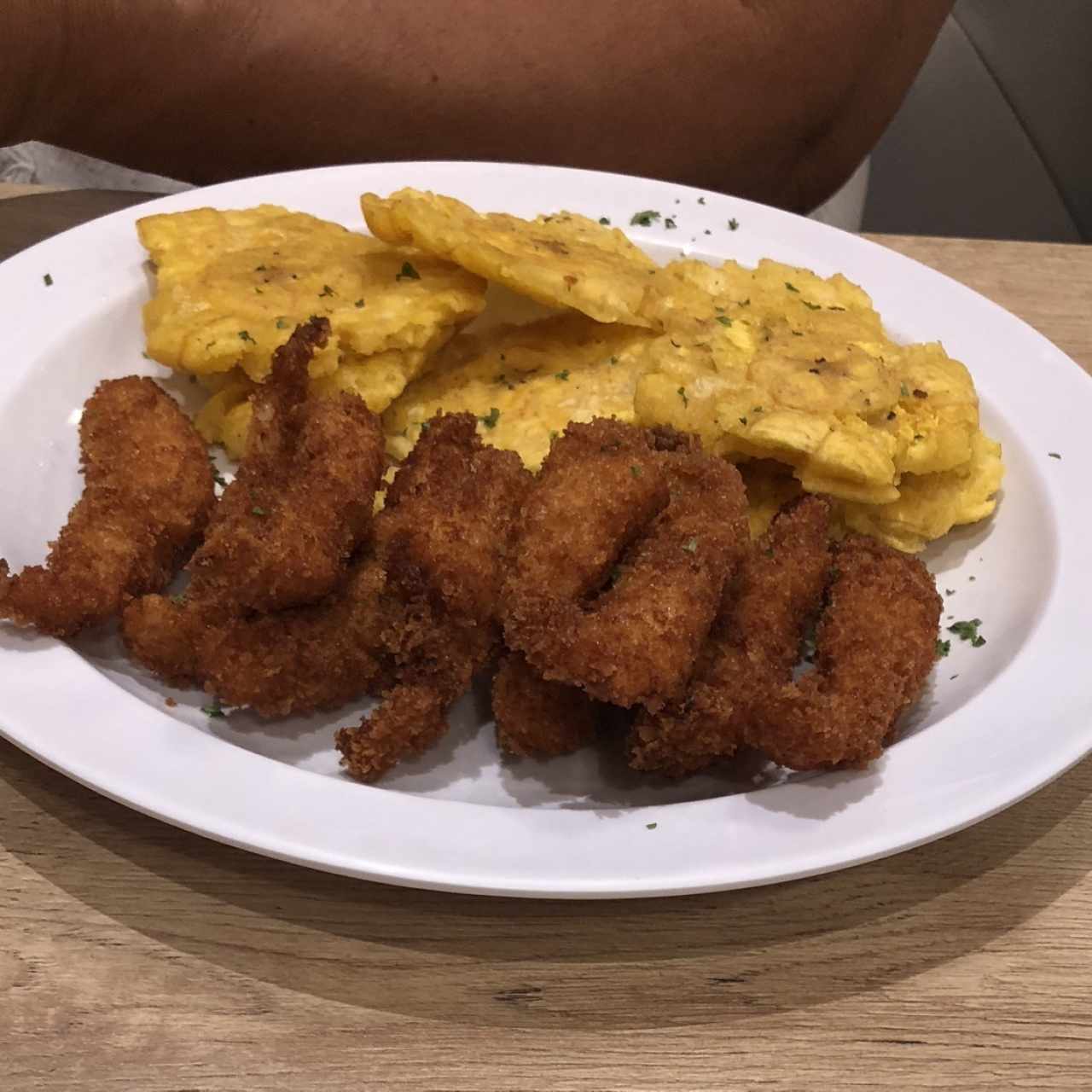 Deditos de pollo con patacones