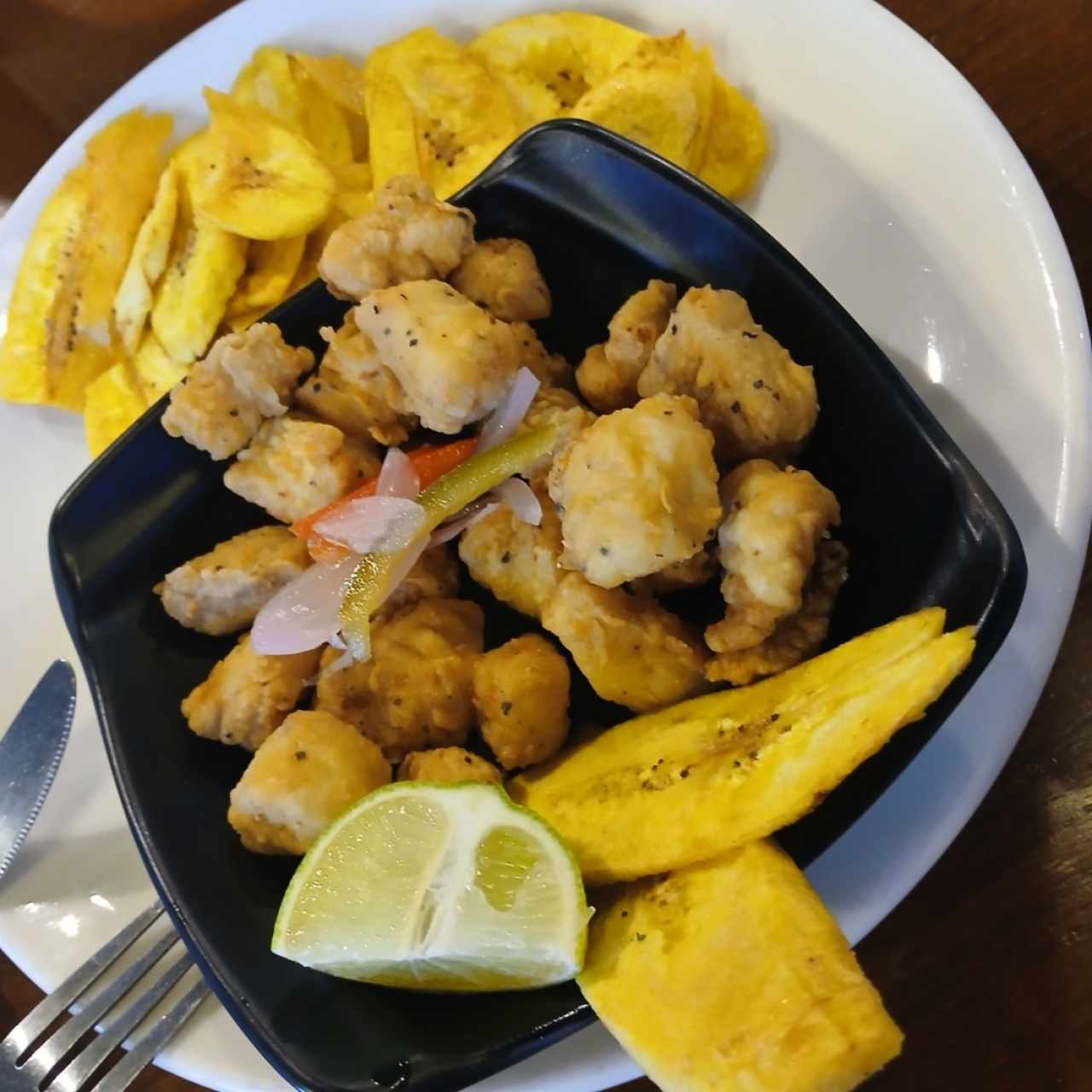 Ceviche frito 