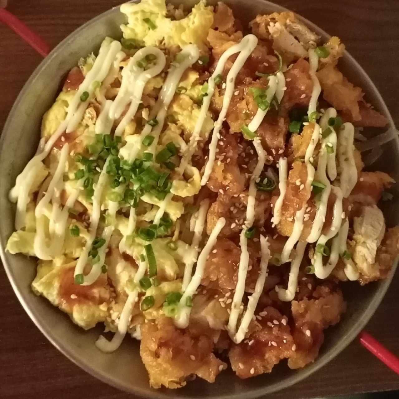 CHICKEN MAYO RICE BOWL