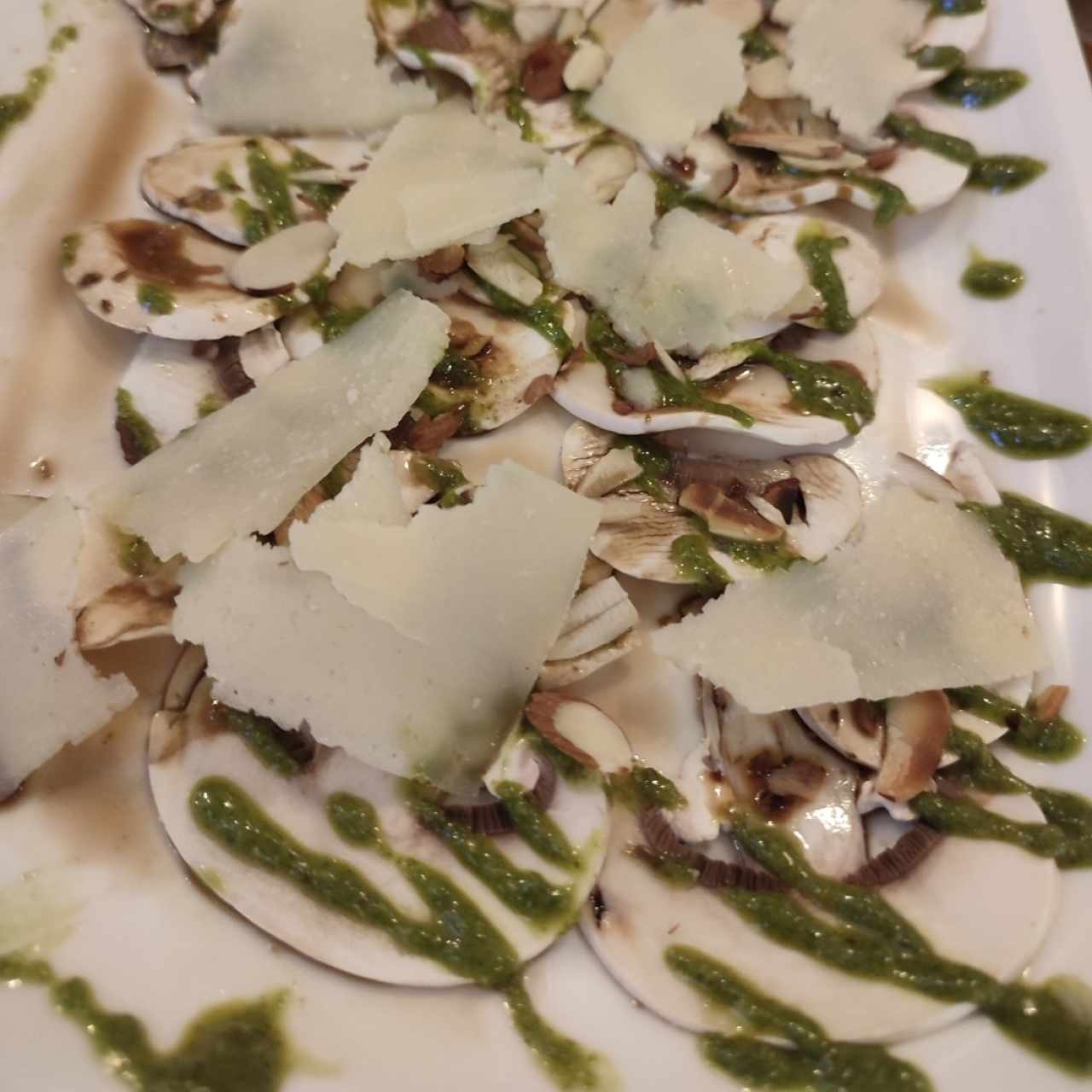 Carpaccio de hongos