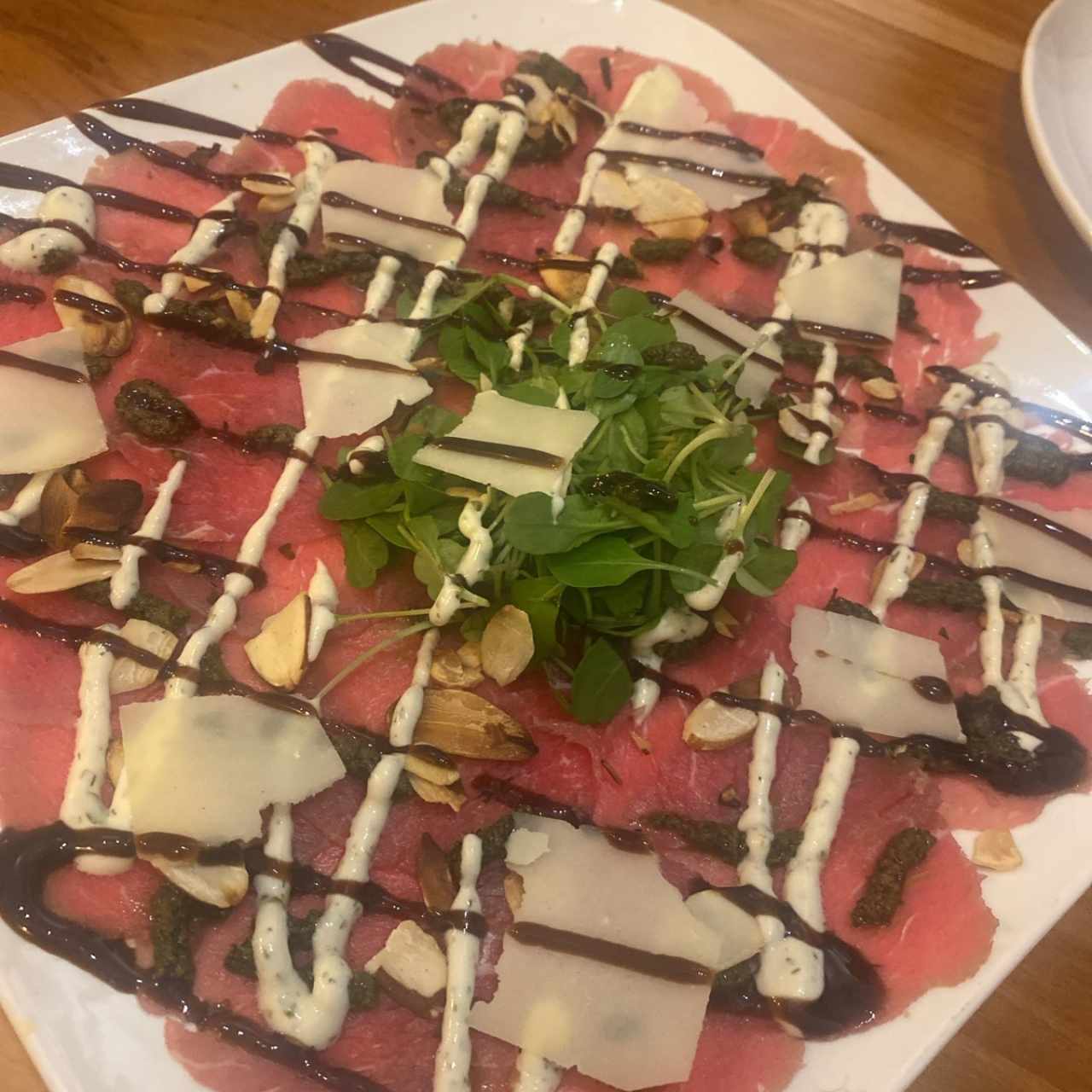 Entradas - Carpaccio de Res