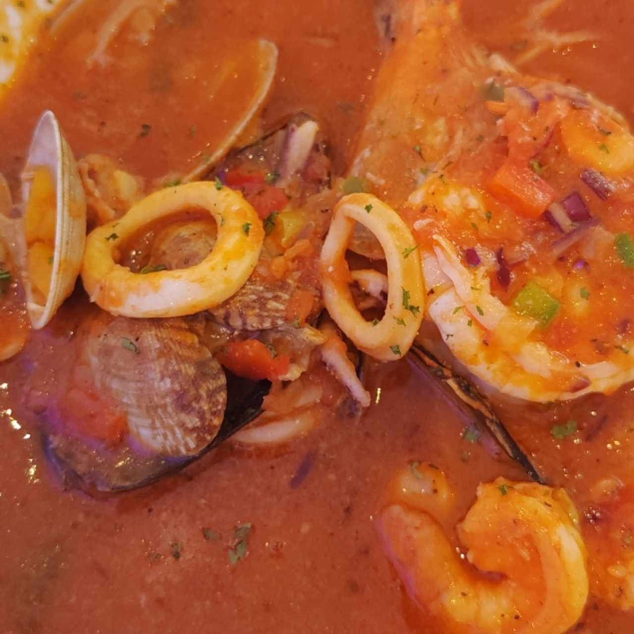 Cazuela de mariscos 