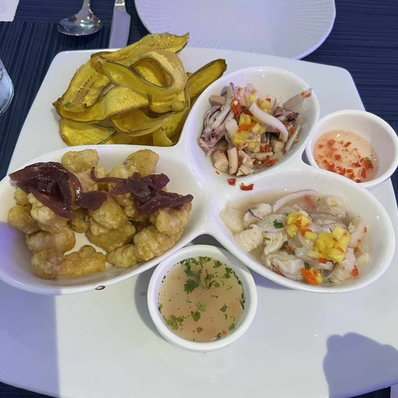 Trio de ceviche