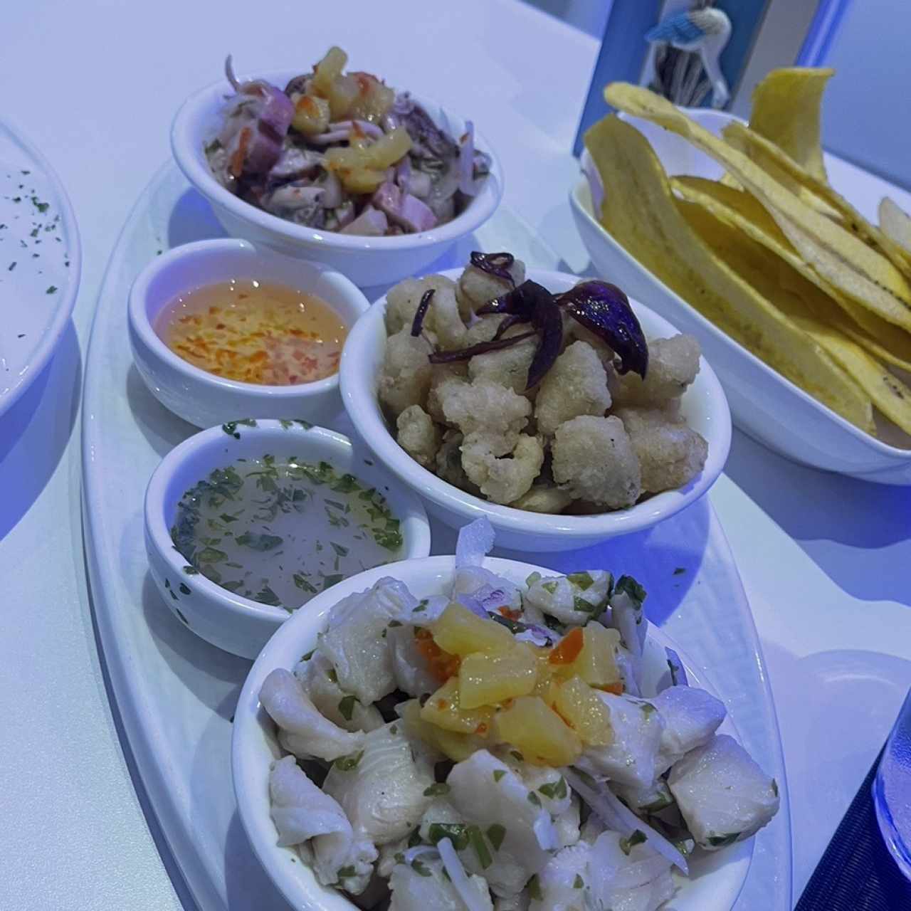 Trio de ceviche