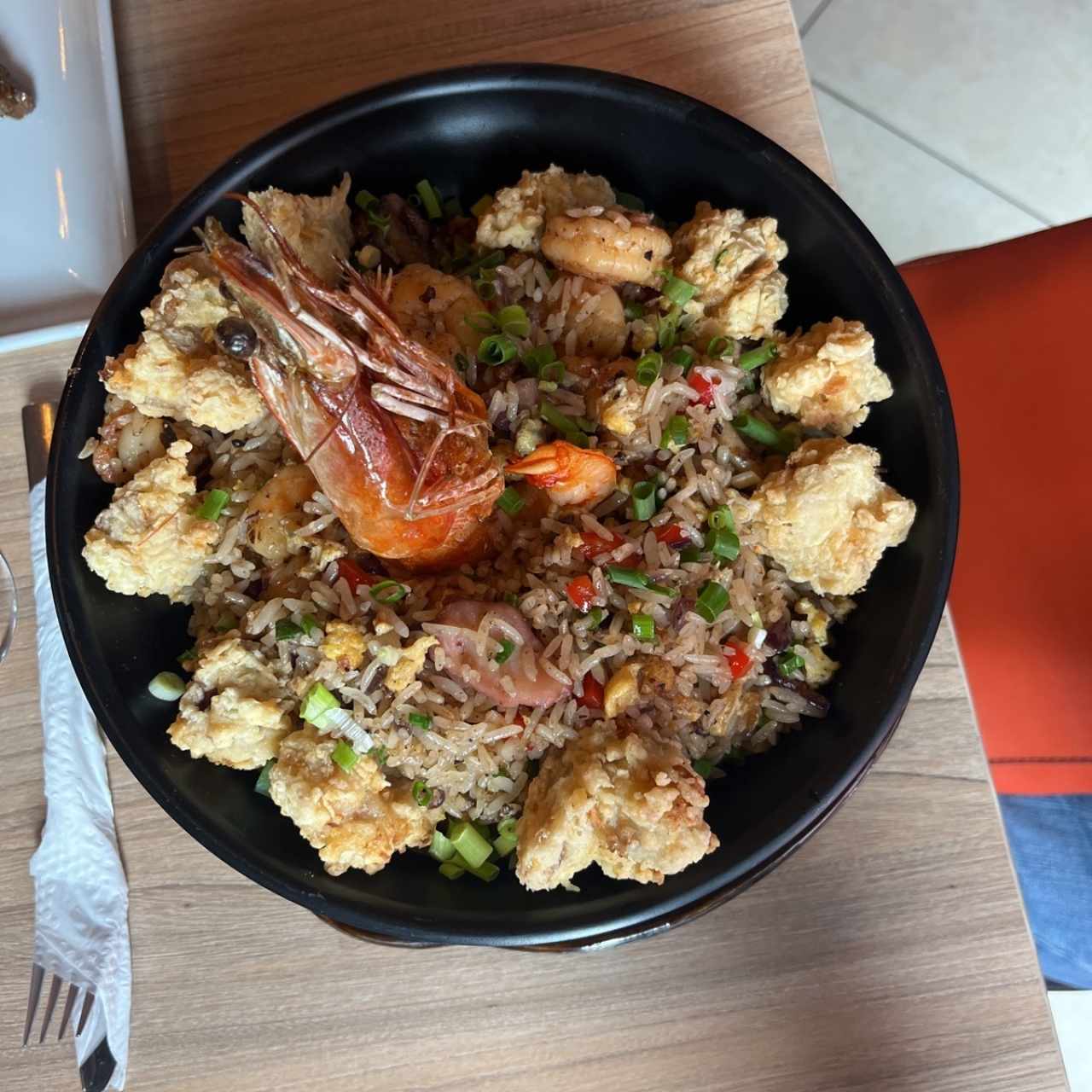 Arroz Chaufa de Mariscos