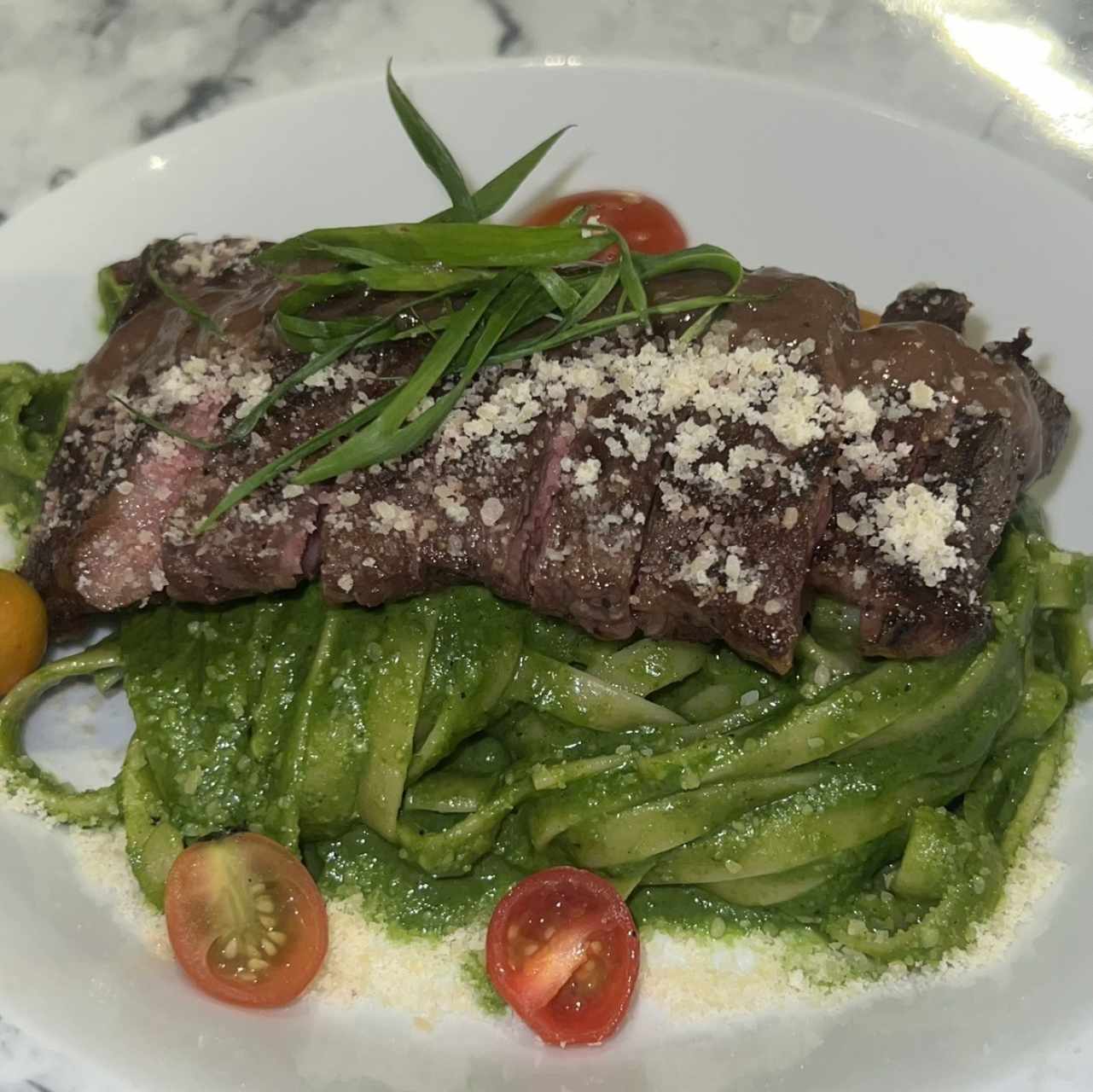 Fondos - Fetuccini al Pesto