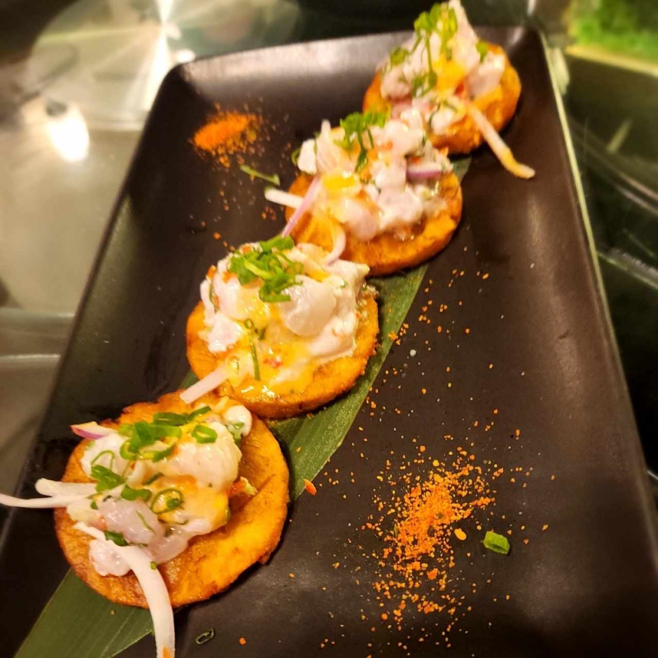 Entretiempos - Patacones Cevicheros 😍