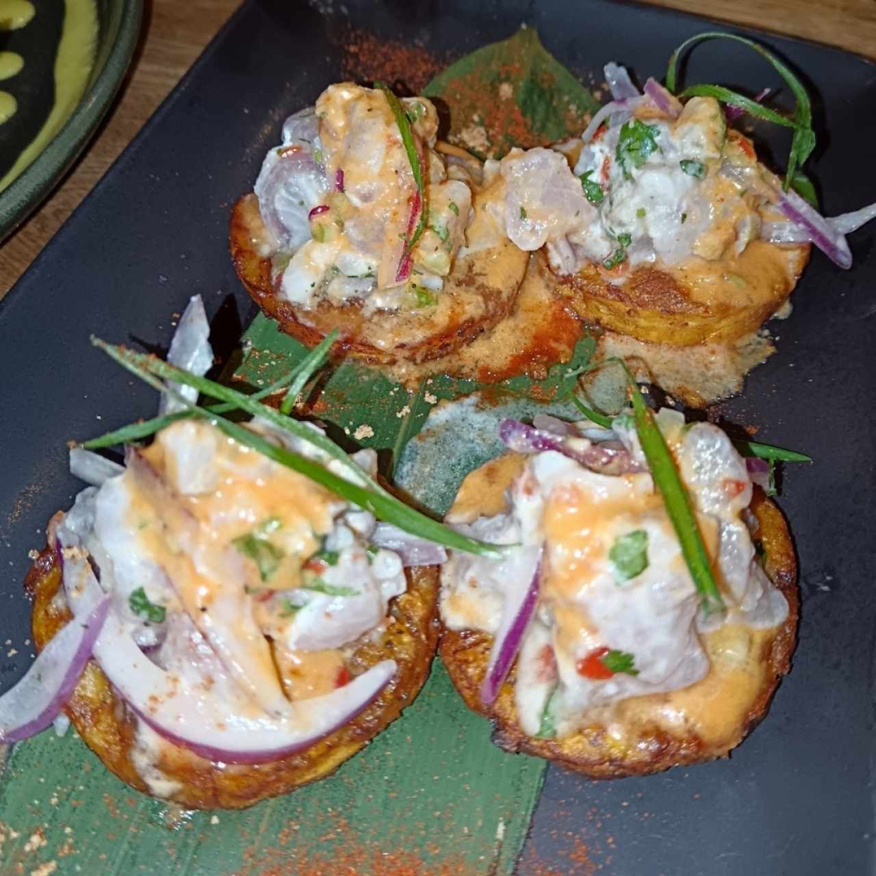 Entretiempos - Patacones Cevicheros