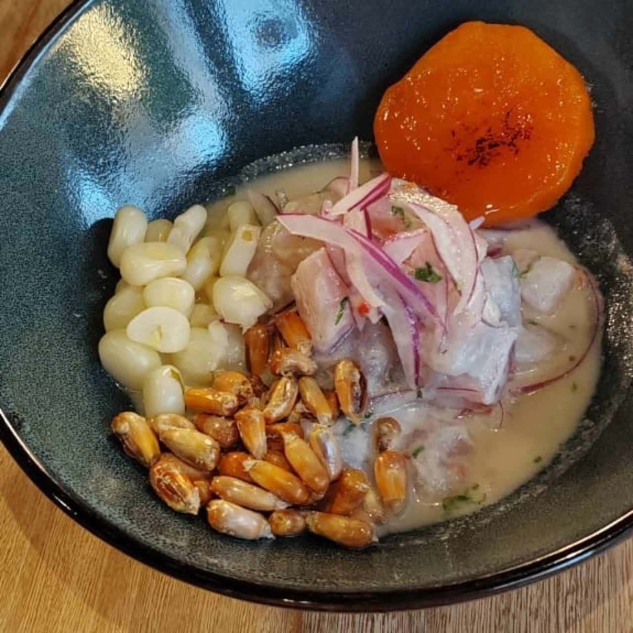 Cebiche uno de ñis mejores q me je vomido en Panamá 