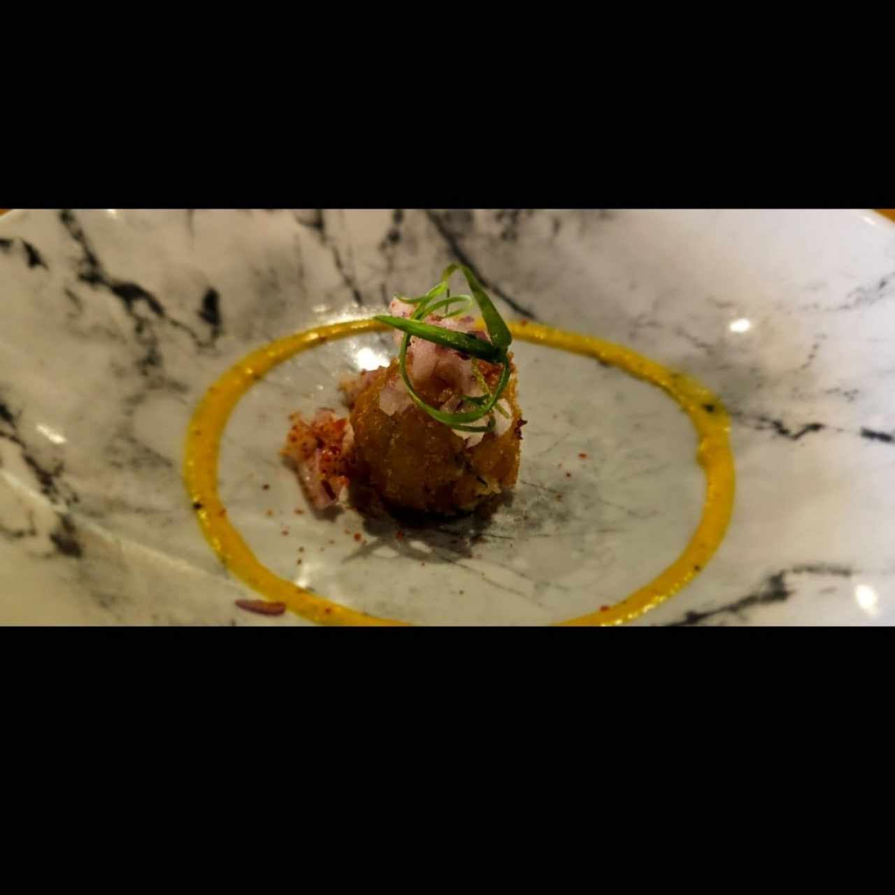 Croqueta de pescado - cortesía