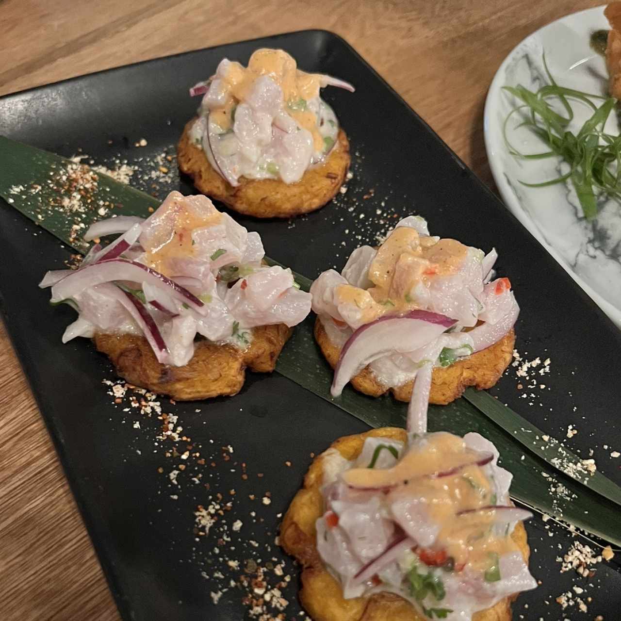 Entretiempos - Patacones Cevicheros
