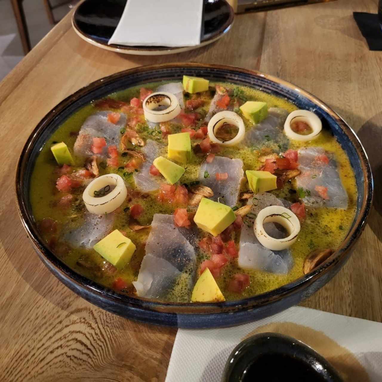 Tiradito de corvina