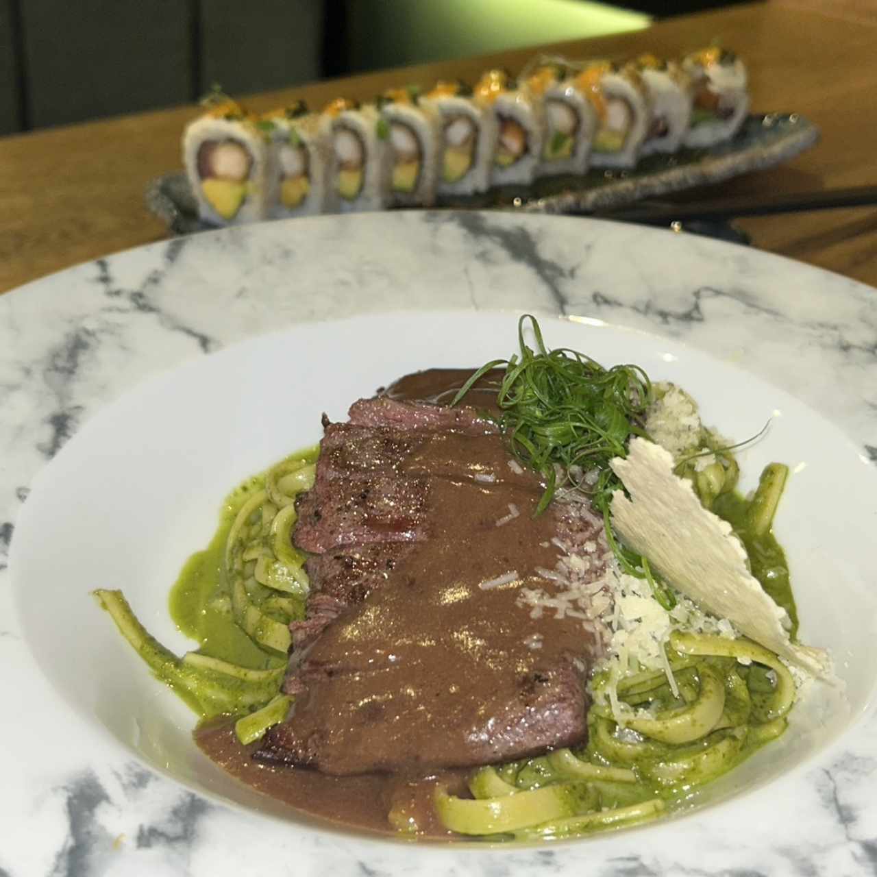 Fettucini al Pesto