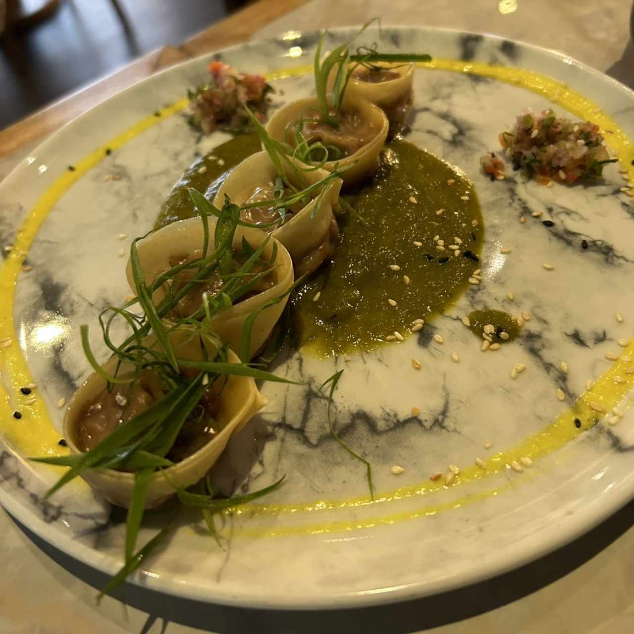 Gyozas de pato