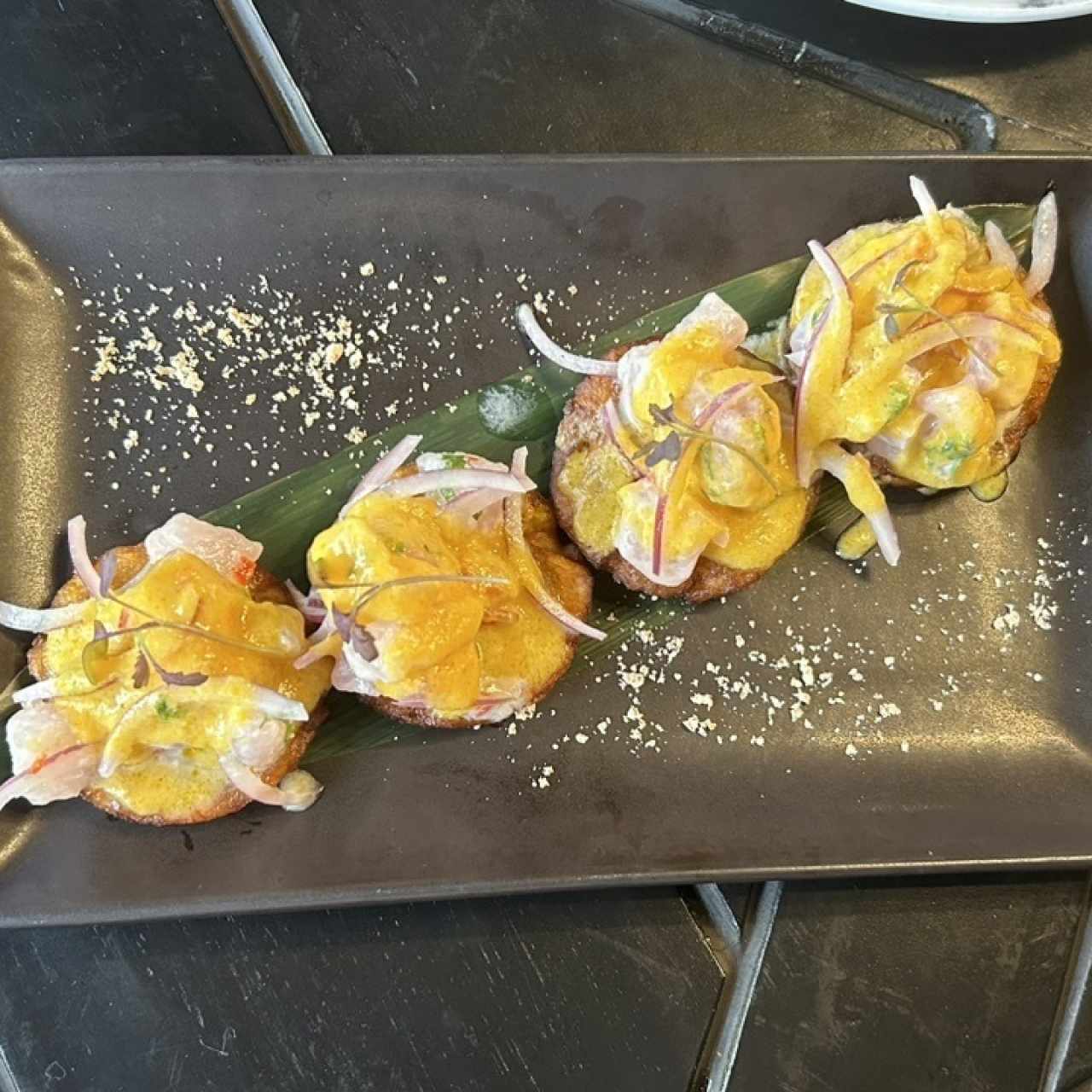 Patacones cevicheros