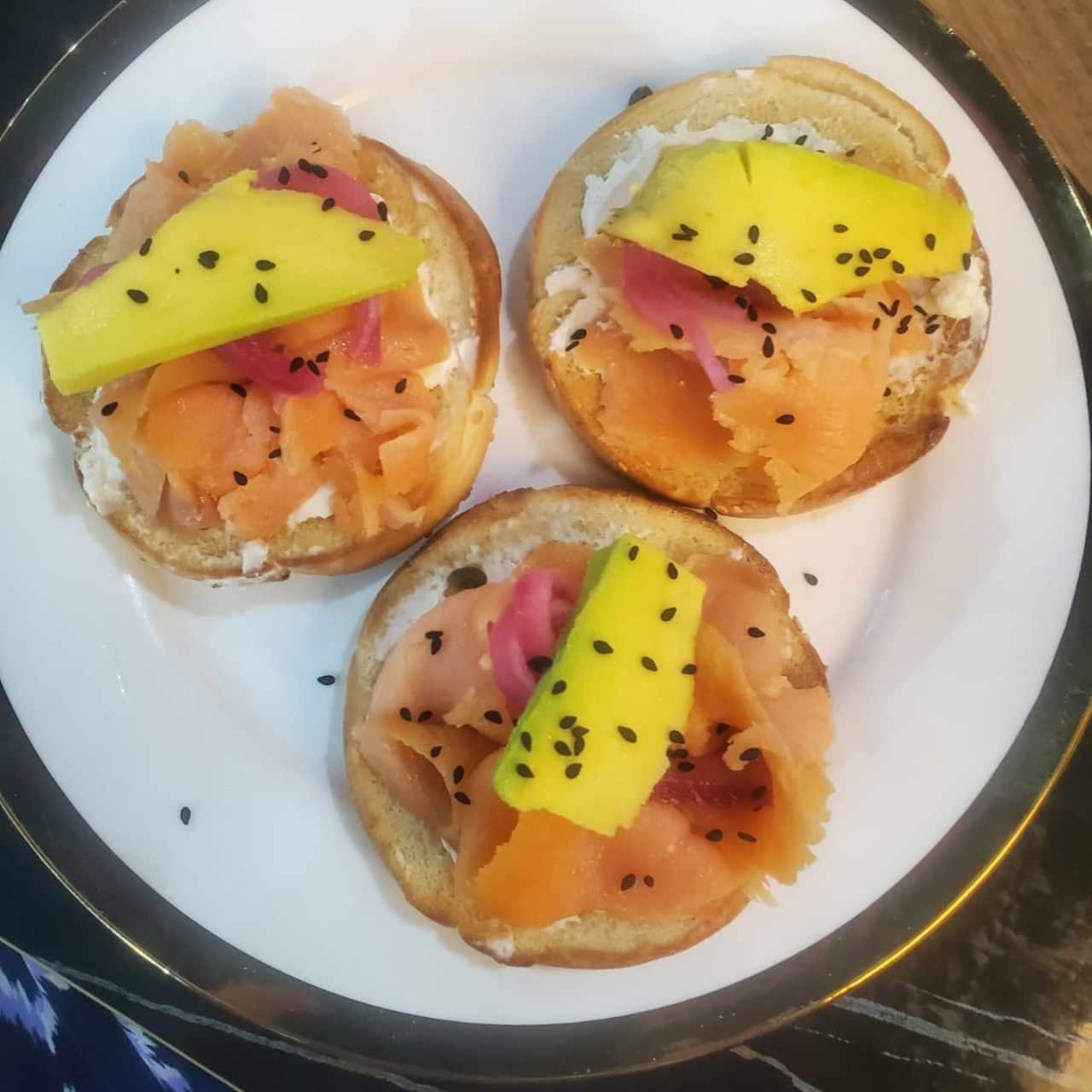 Bruschetta de Salmon