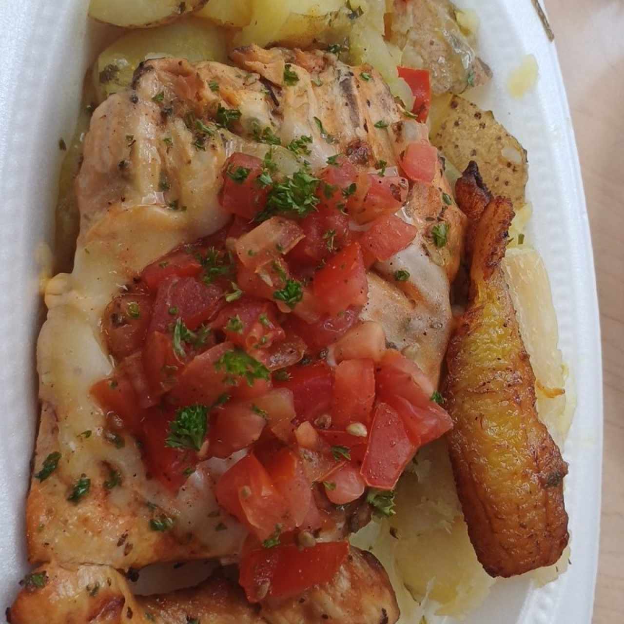 Filete de pollo parmesano