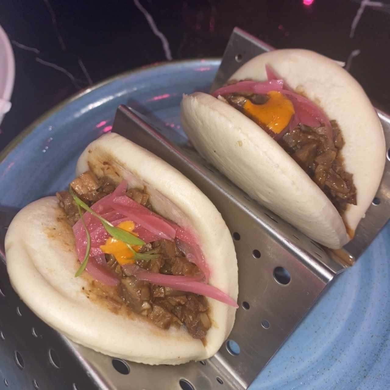 Baos de Shortrib ahumados 