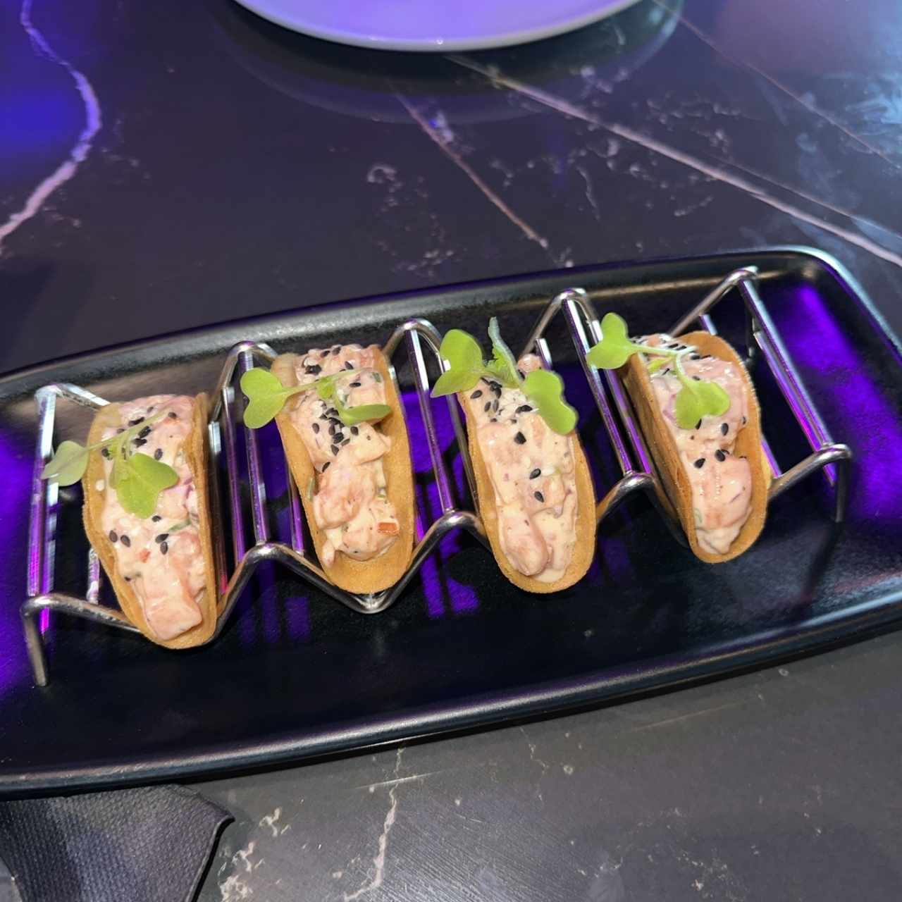 Tacos de salmon 