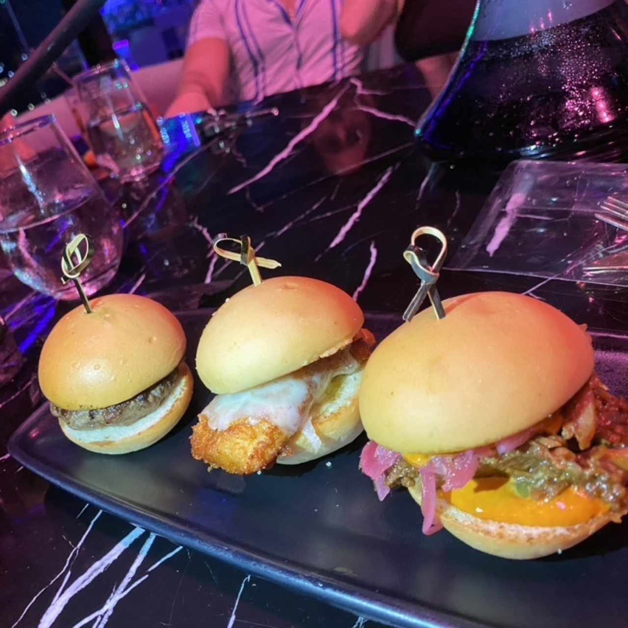 Trio sliders 