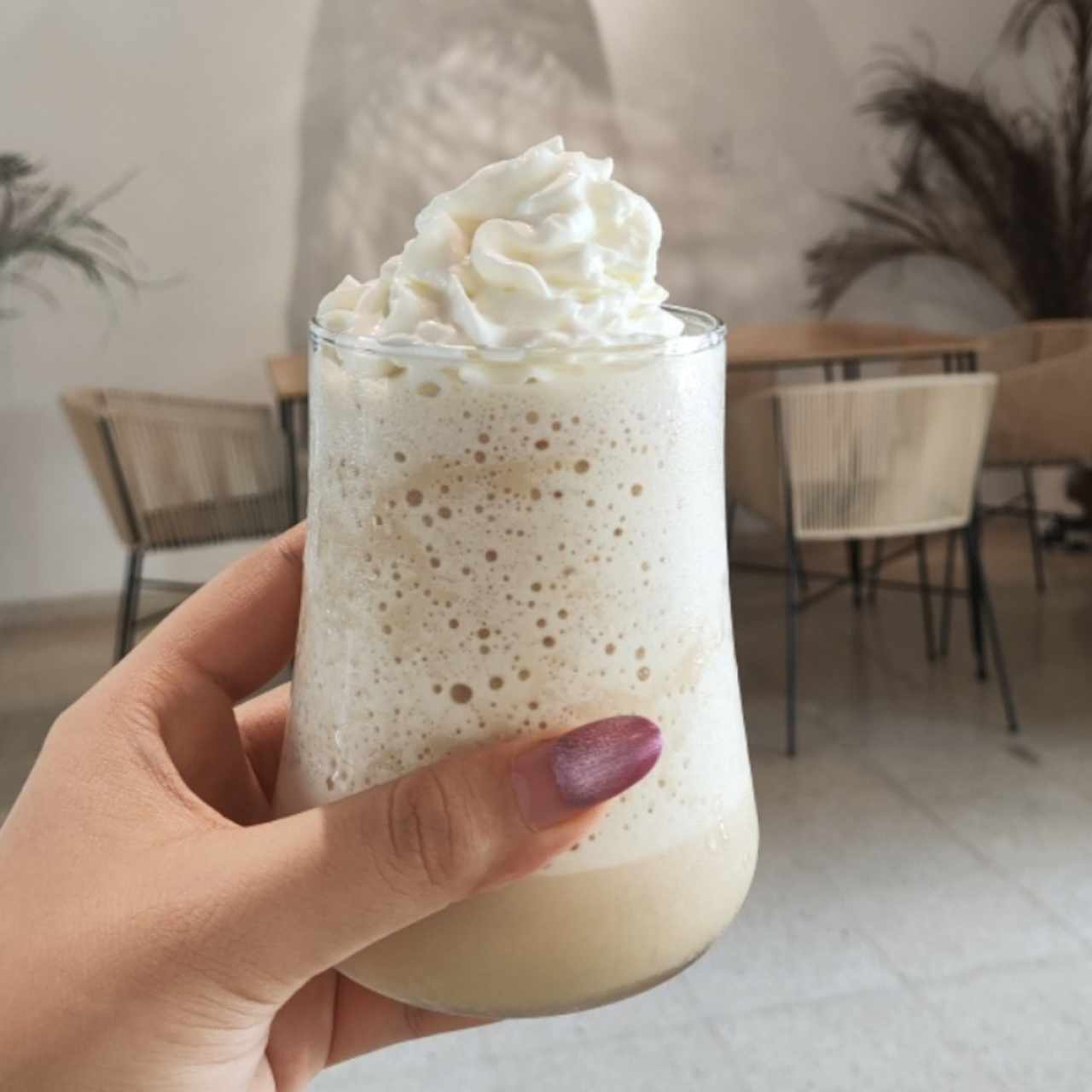 Frappé de hazelnut 