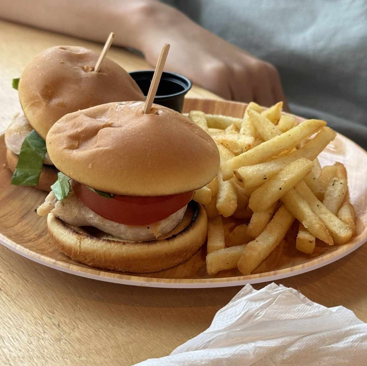 2 Hamburguesas Mini de Pollo a la plancha