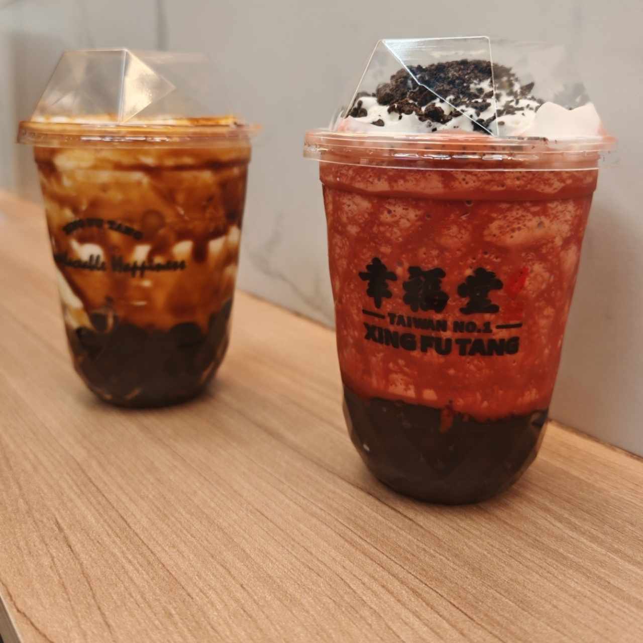 Signature Boba Milk + Red Velvet 