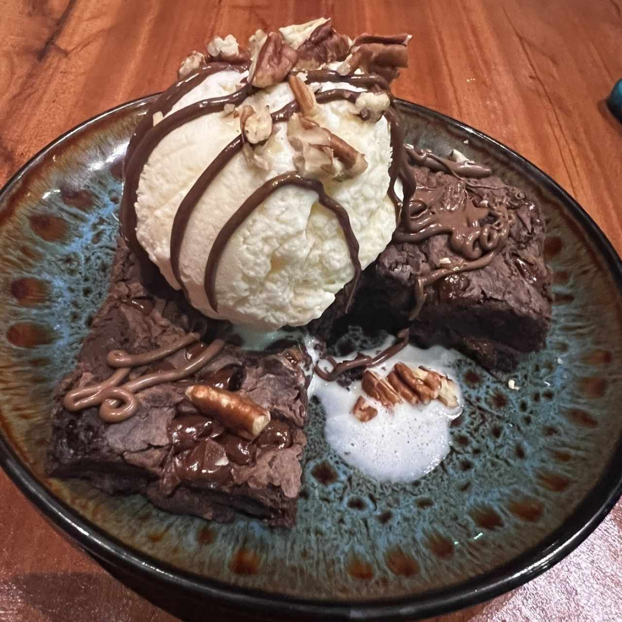 Brownie con Helado