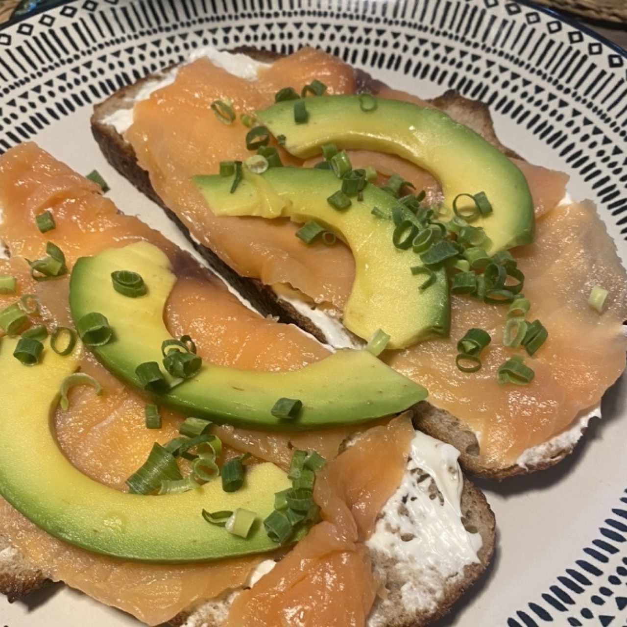 Tostadas - Salmón ahumado