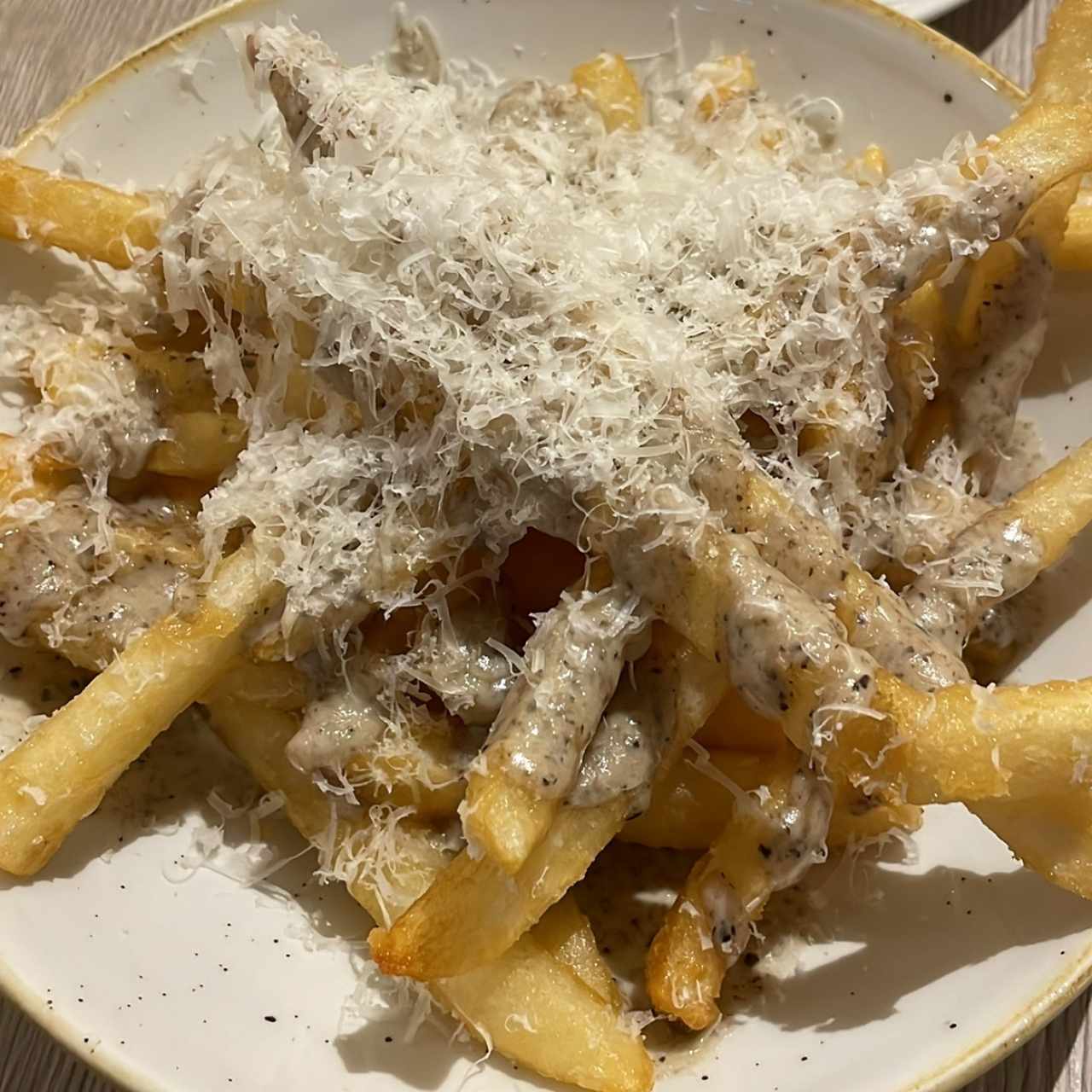 Truffle mayo fries