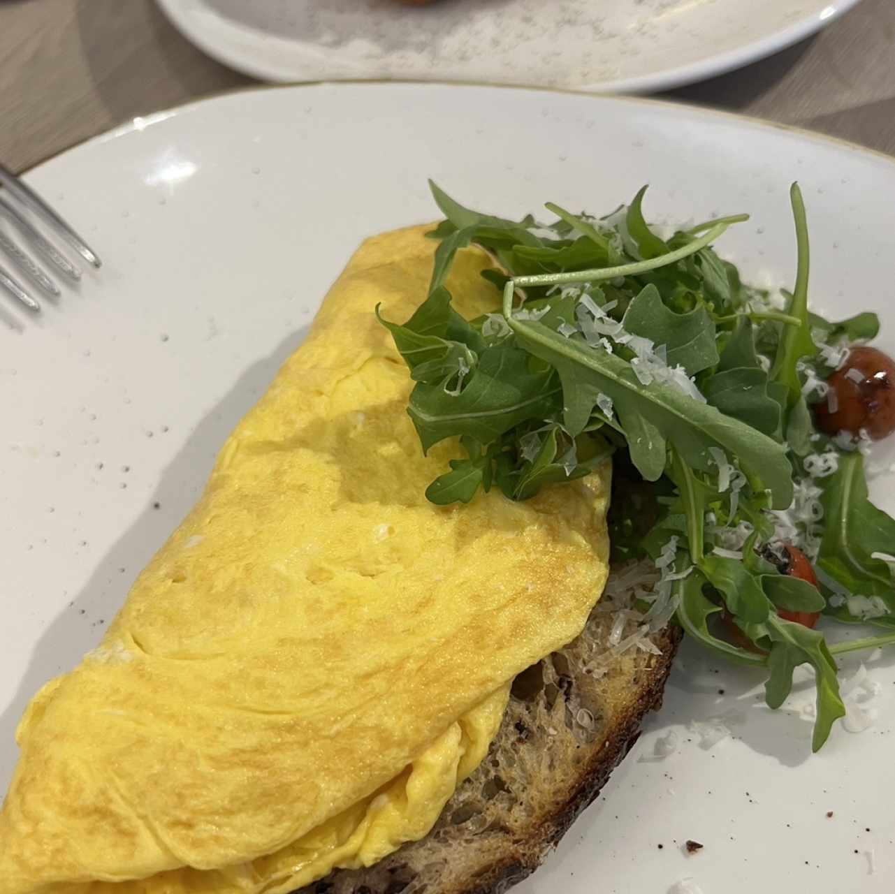 OMELETTE, QUESO Y CEBOLLA