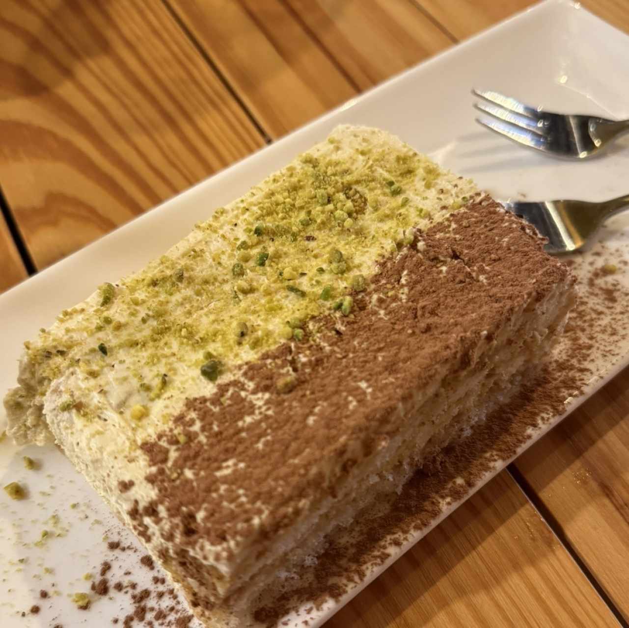 Tiramisú pistacchio