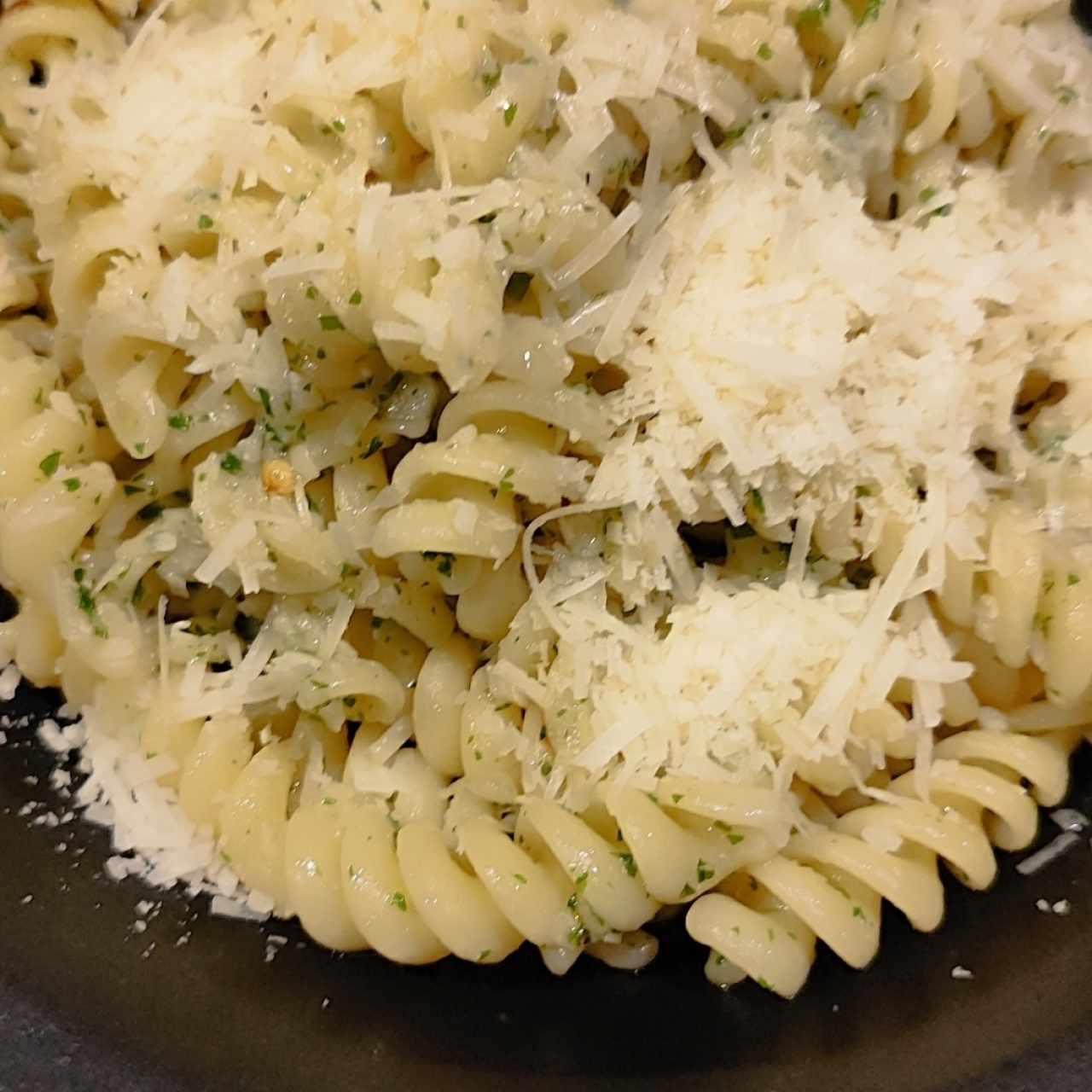 fusilli al óleo 