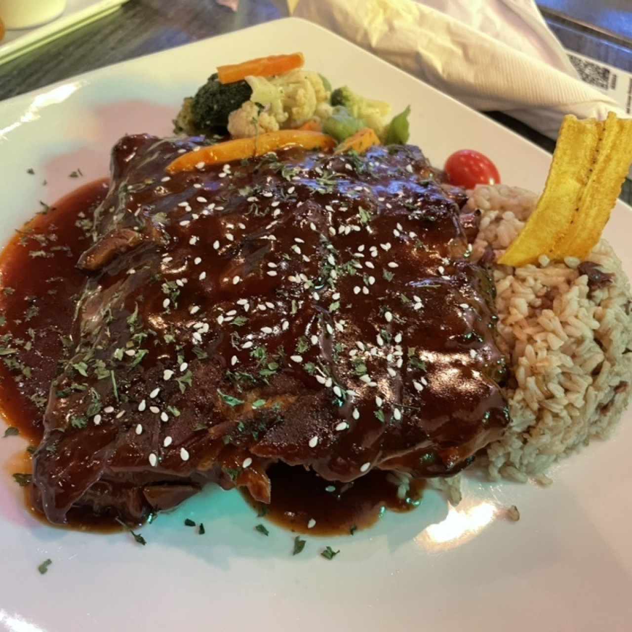 COSTILLAS DE CERDO A LA BARBACOA AL RON