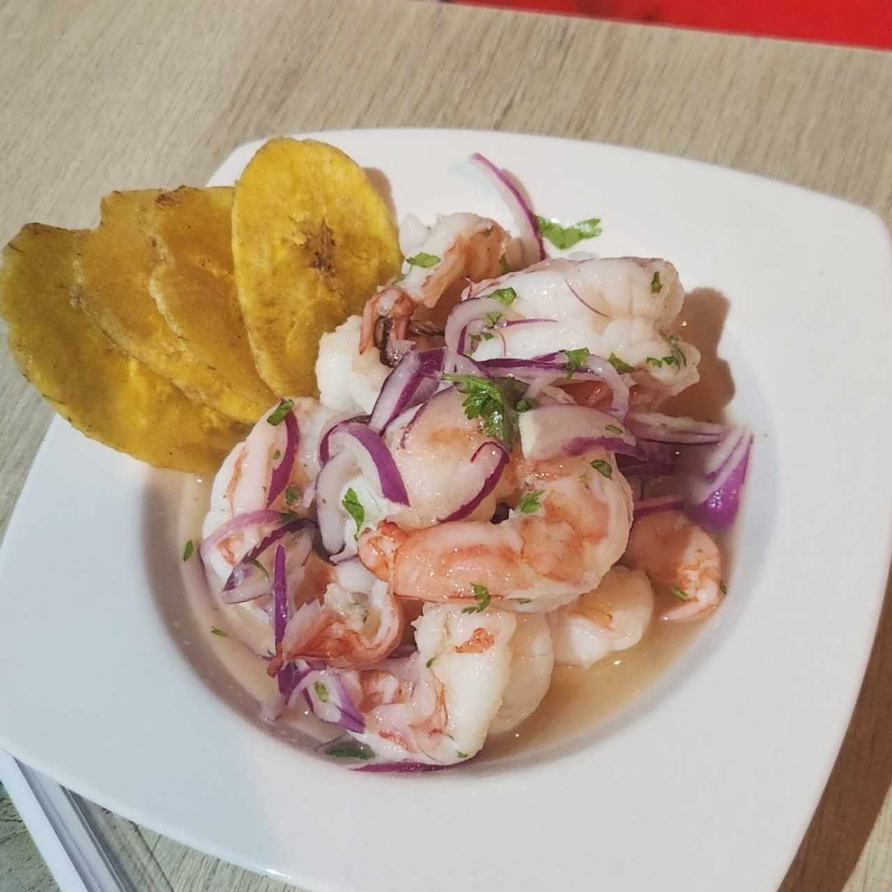 ceviche de camarón 