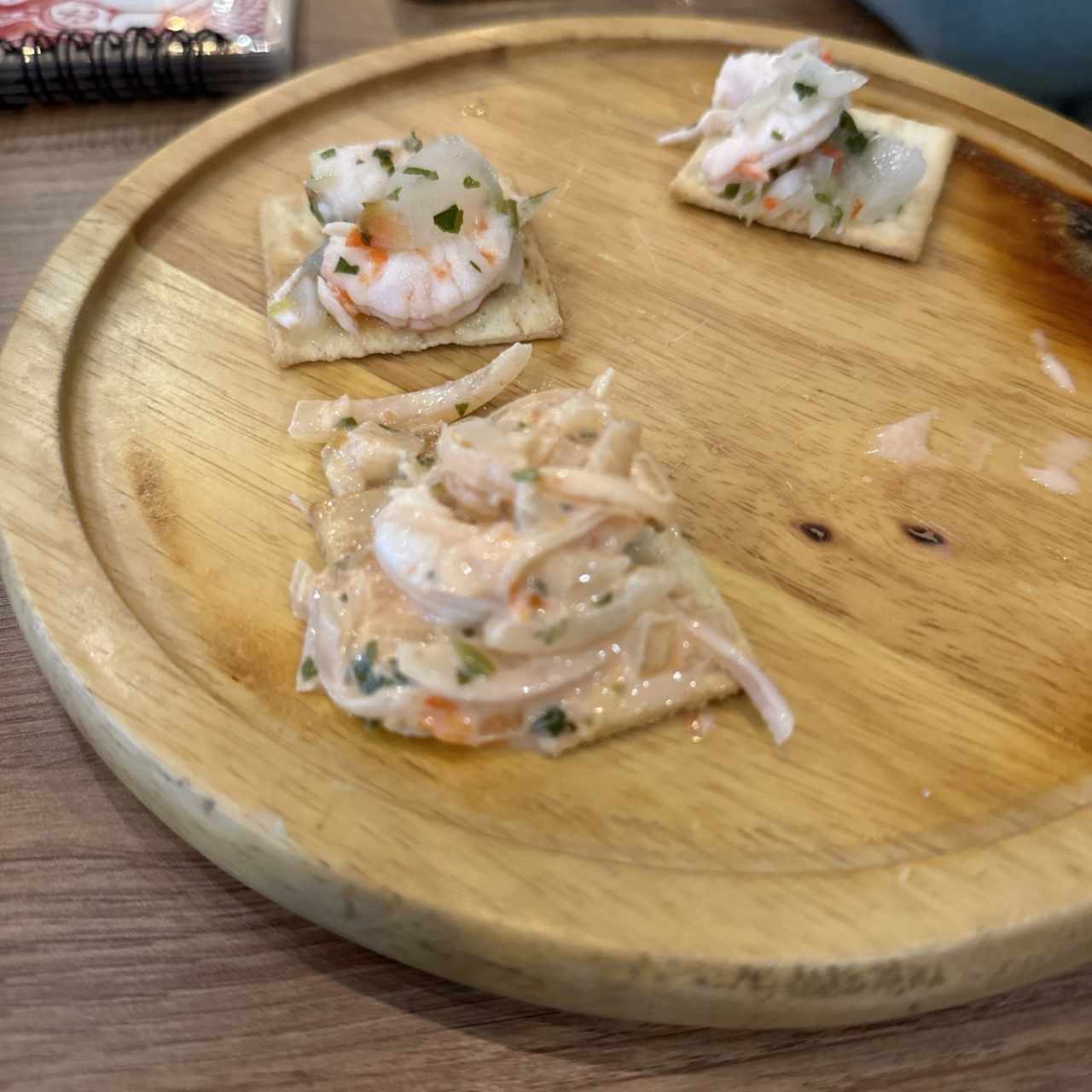 Ceviche cortesía 