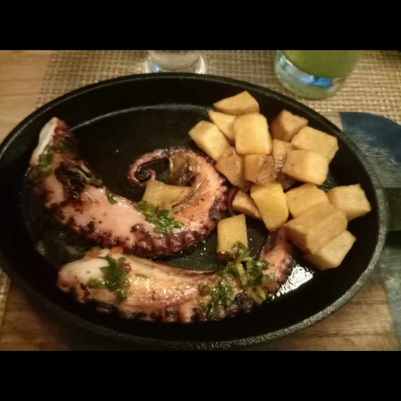 Pulpo a la parrilla 