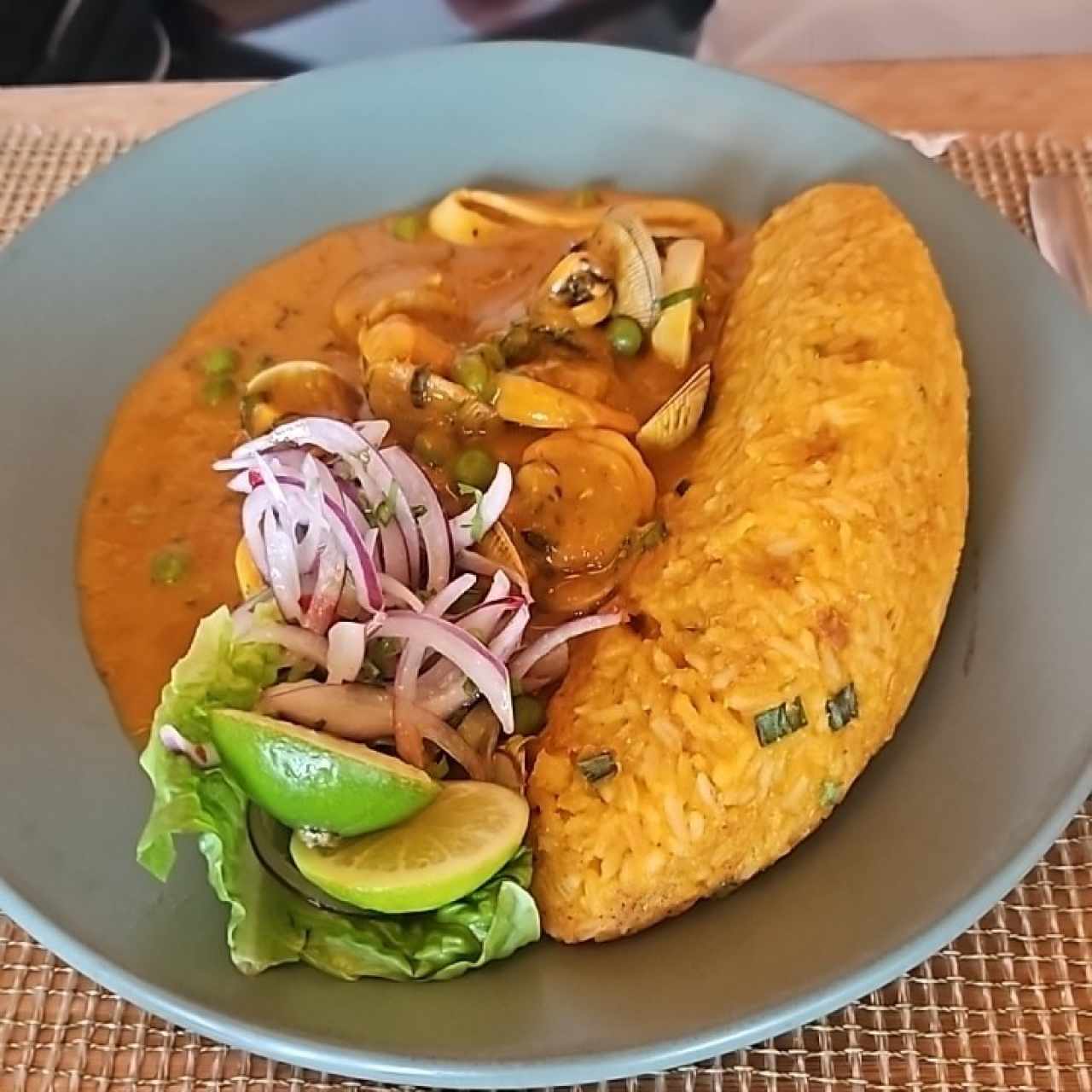 Tacu Tacu De Mariscos