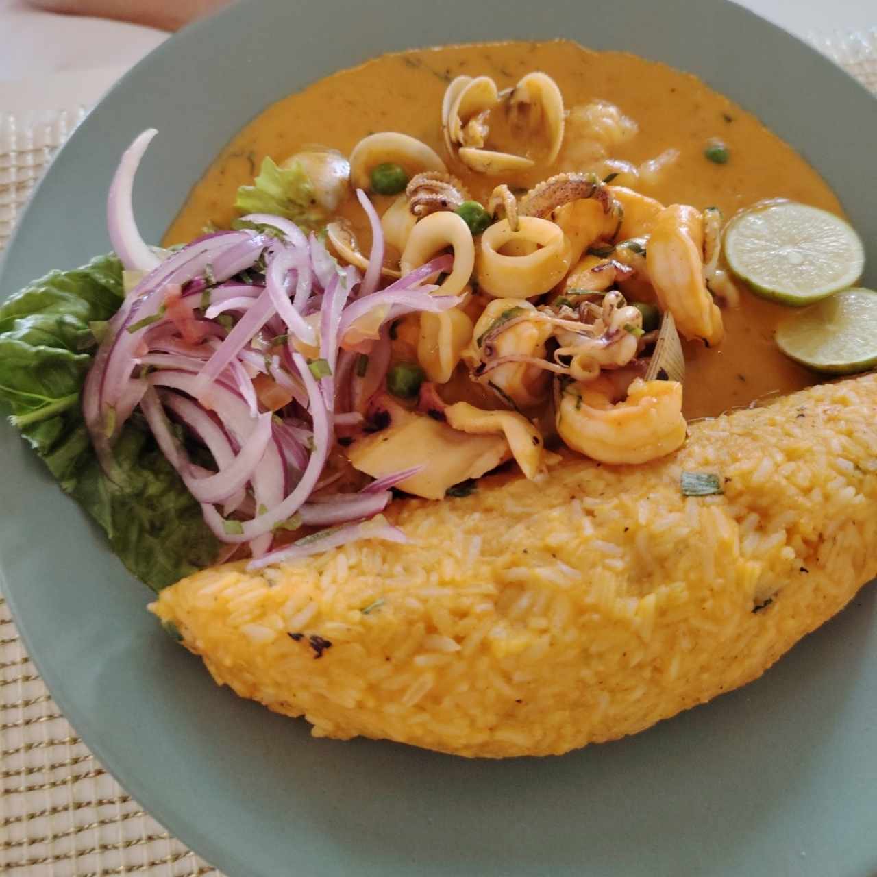 Tacu Tacu De Mariscos