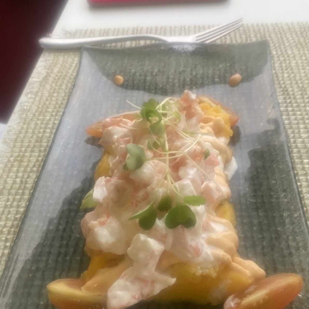 Causa de camarones