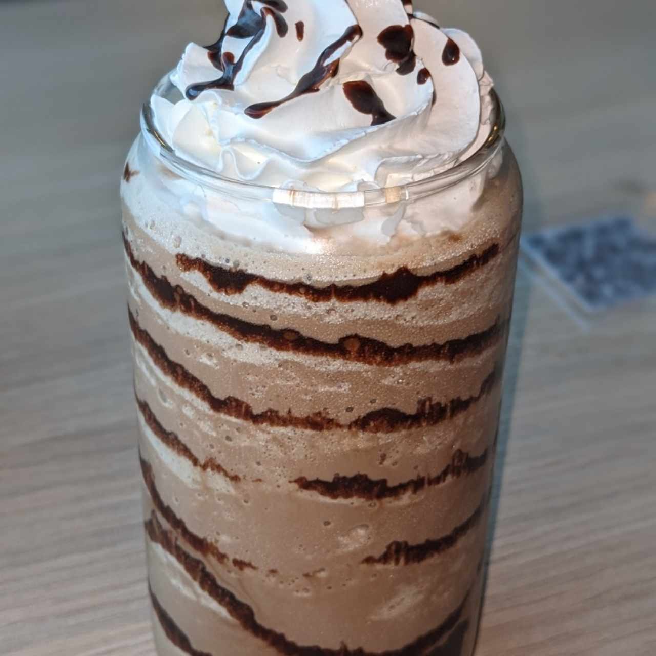 Frappe de chocolate con café 