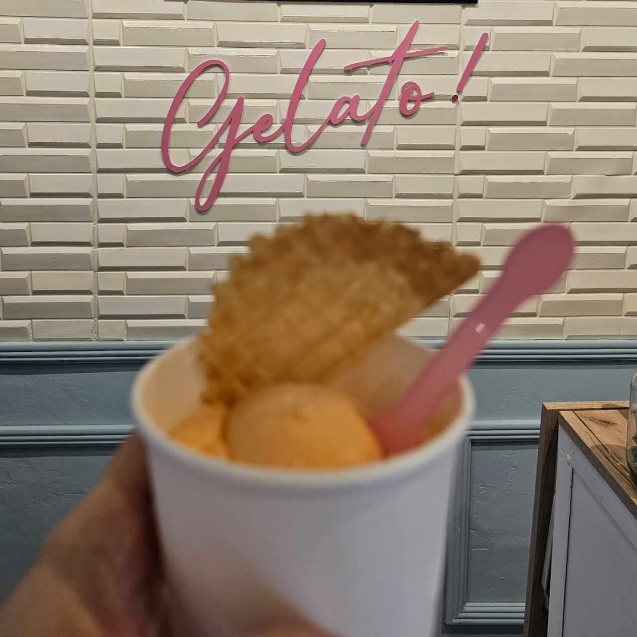 Gelato de Melón (gluten free) 