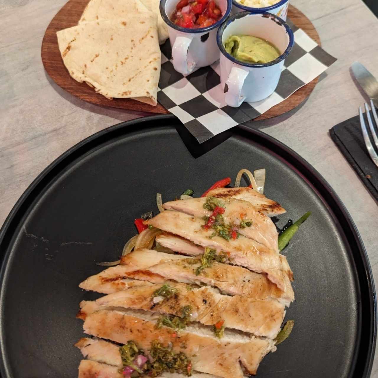 Fajita de pollo