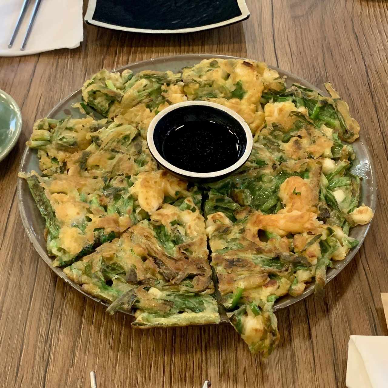 HAEMULPAJEON.  El mejor que he probado