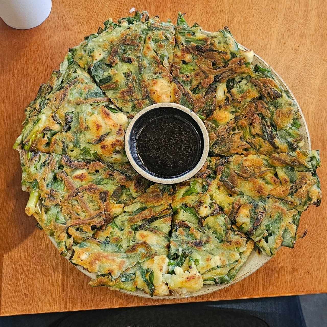 Haemulpajeon Tortilla de marisco con cebollina