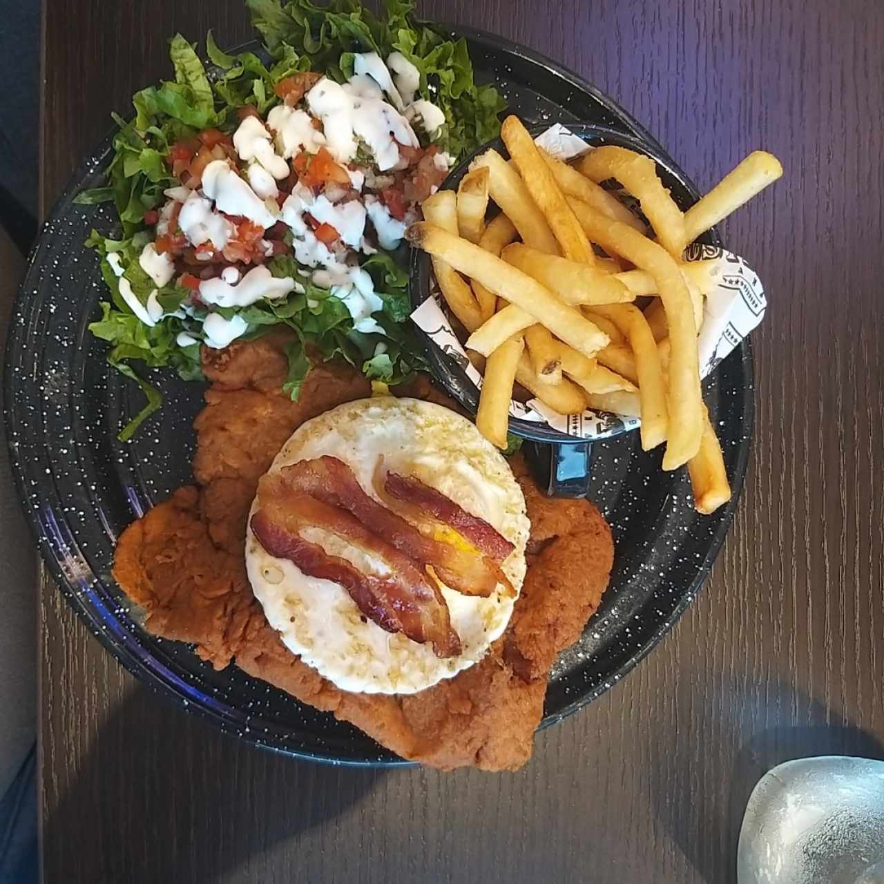 Milanesa de Res al Caballo