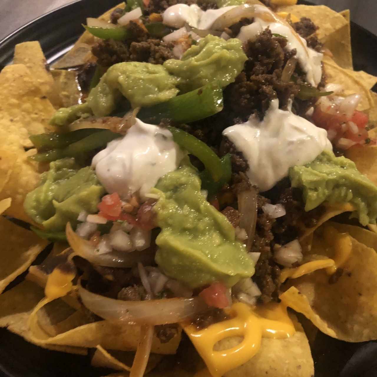 Nachos with beef